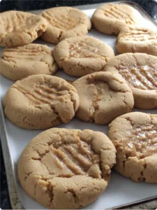 Bakery-Style Thick Peanut Butter Meltaway Cookies