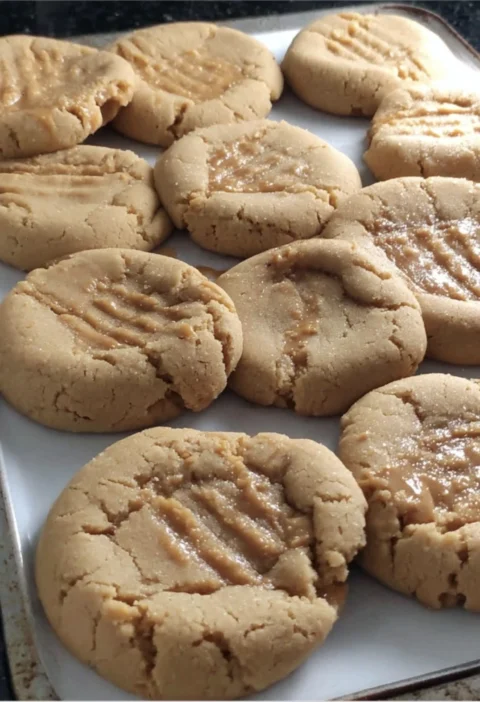 Bakerystyle Thick Peanut Butter Meltaway Cookies