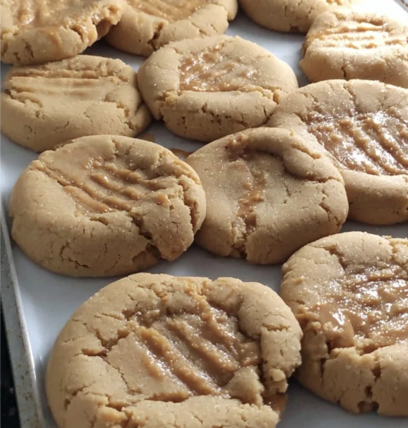 Bakerystyle Thick Peanut Butter Meltaway Cookies