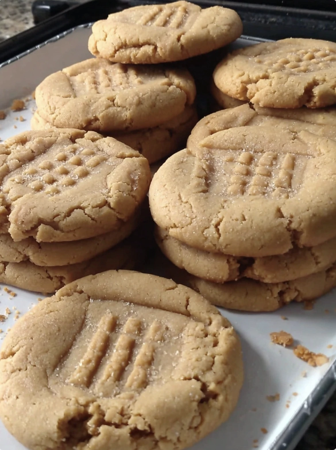 Bakerystyle Thick Peanut Butter Meltaway Cookies