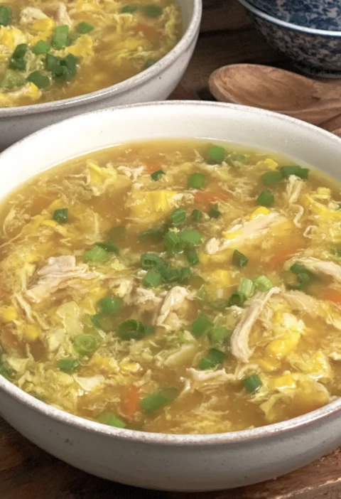 Chicken Corn Egg Drop Soup