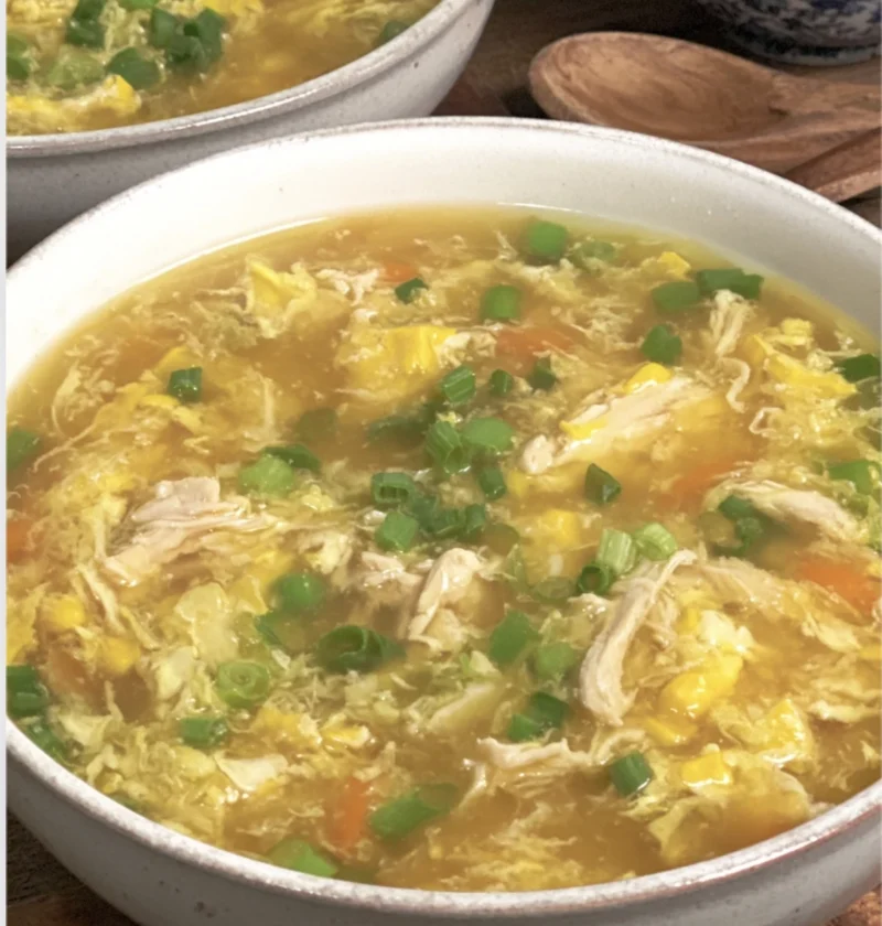 Chicken Corn Egg Drop Soup