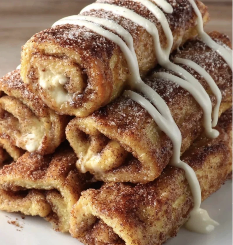 Cinnamon Roll French Toast Rollups