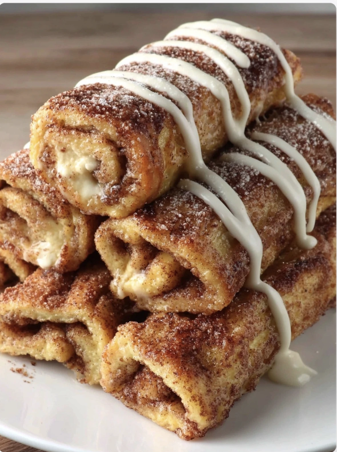 Cinnamon Roll French Toast Roll-Ups