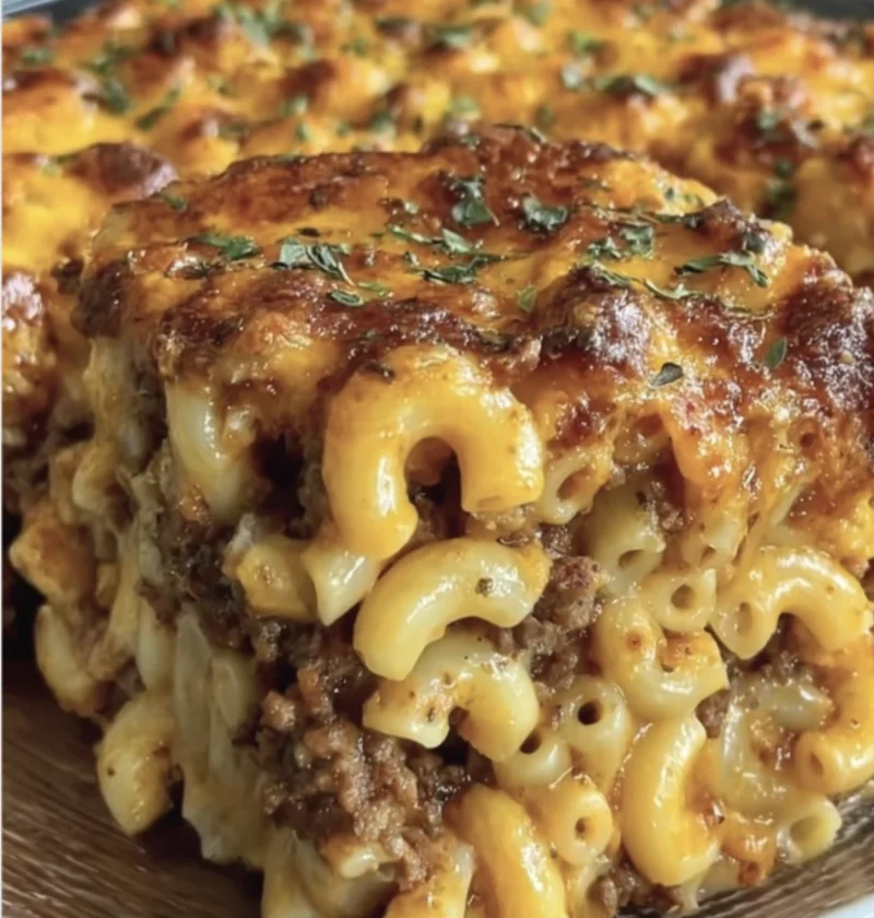 Comfortstyle Meatloaf Mac Casserole