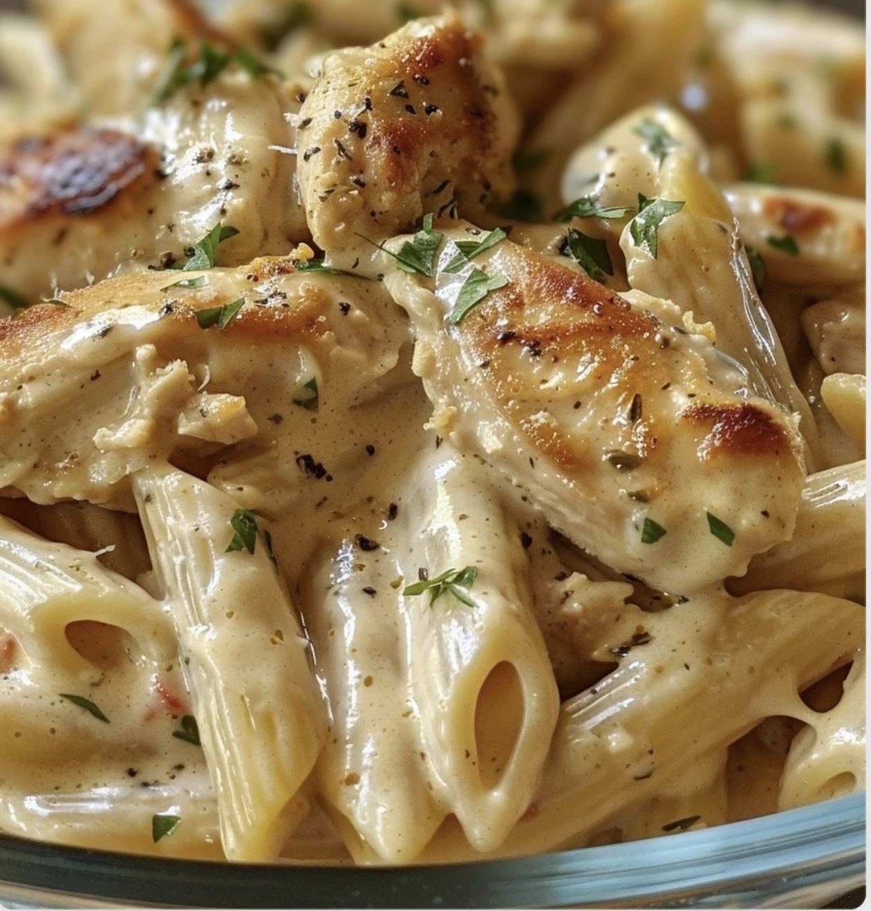 Creamy Garlic Chicken Penne
