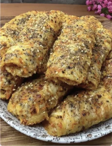 Easy Cheesy Carrot Flatbreads recipe