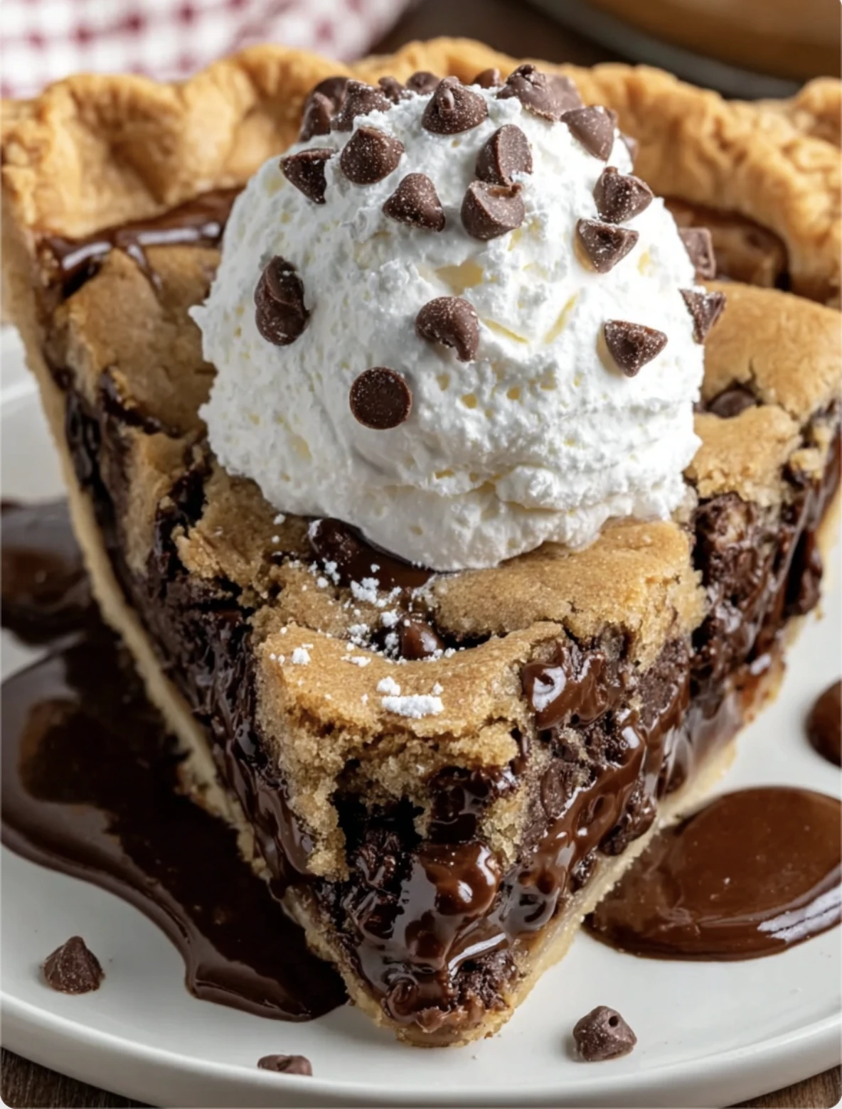 Easy Chocolate Chip Cookie Pie