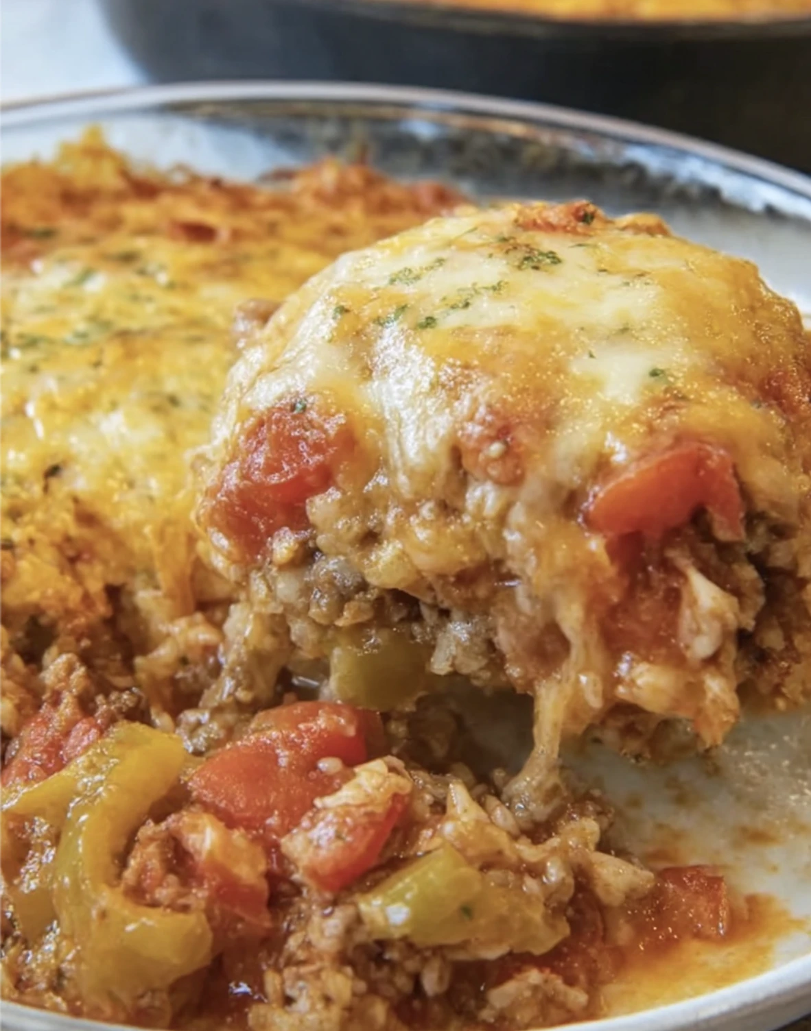 Easy Stuffed Pepper Casserole