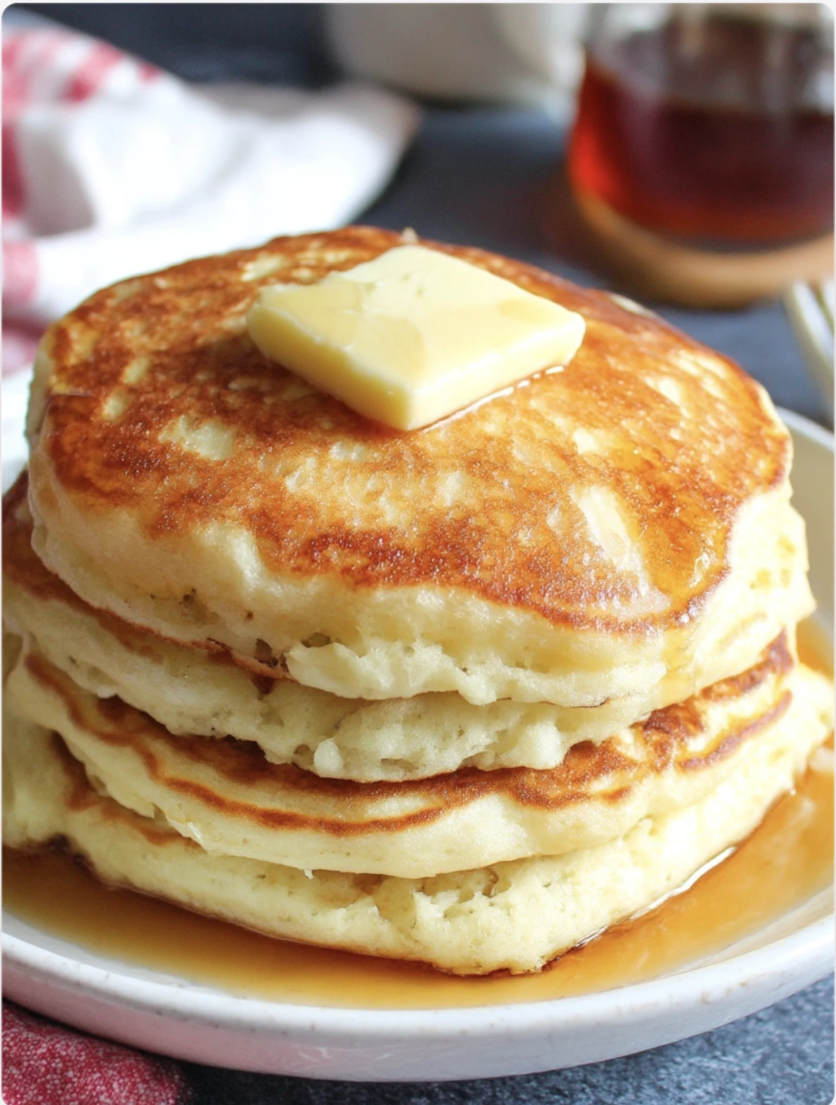 Fluffy Pancakes Homemade Crepes Crispy Waffles