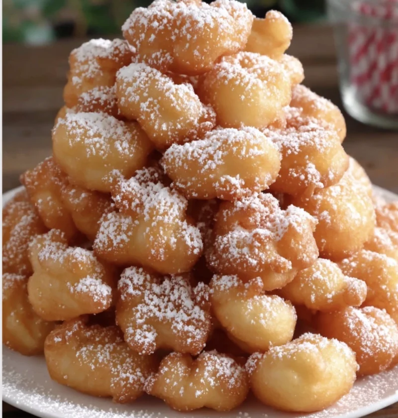 Funnel Cake Bites Crispy Sweet Perfectly Mini
