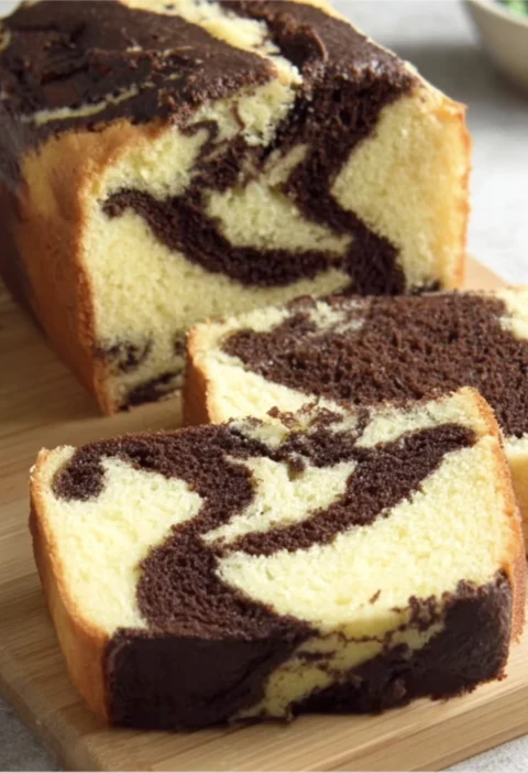 Marble Vanilla Cake