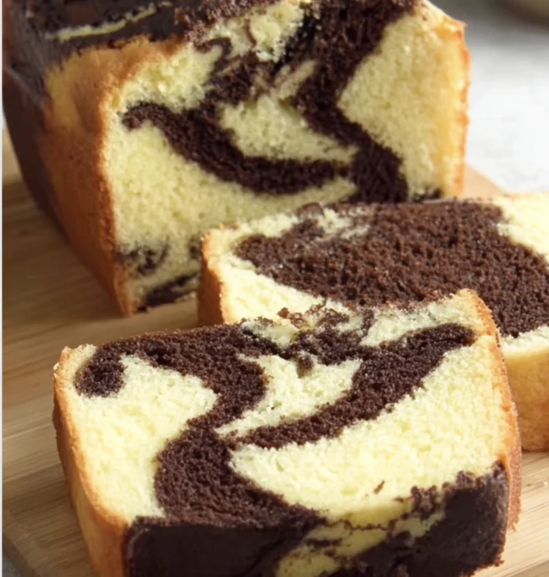 Marble Vanilla Cake