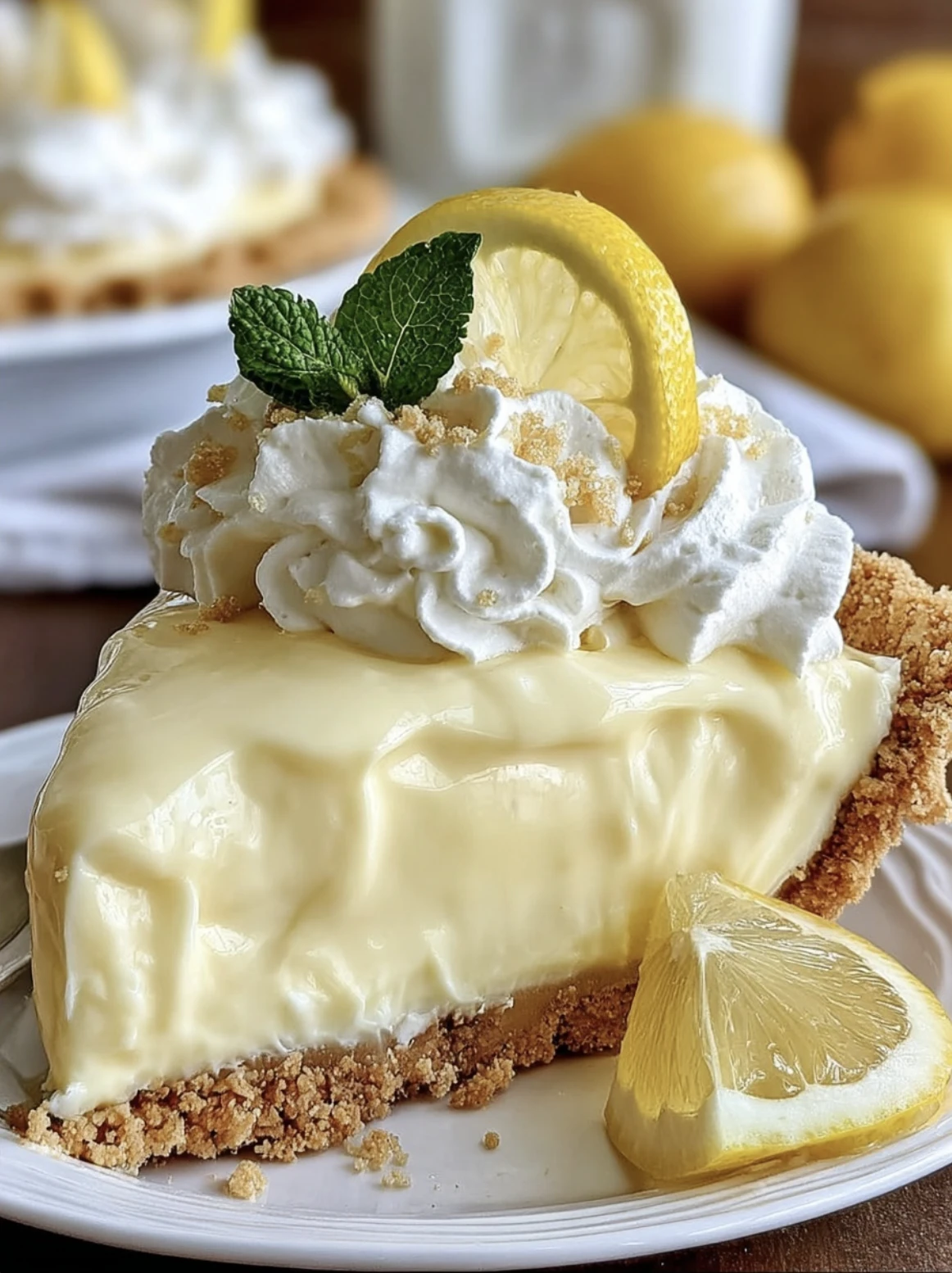 No-Bake Cream Cheese Lemonade Pie