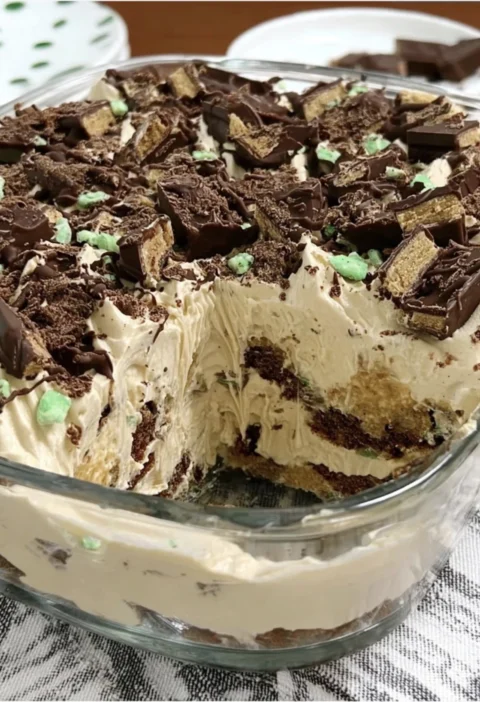 Peppermint Crisp Trifle Delight