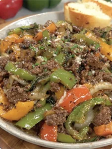 Beef and Bell Pepper Skillet
