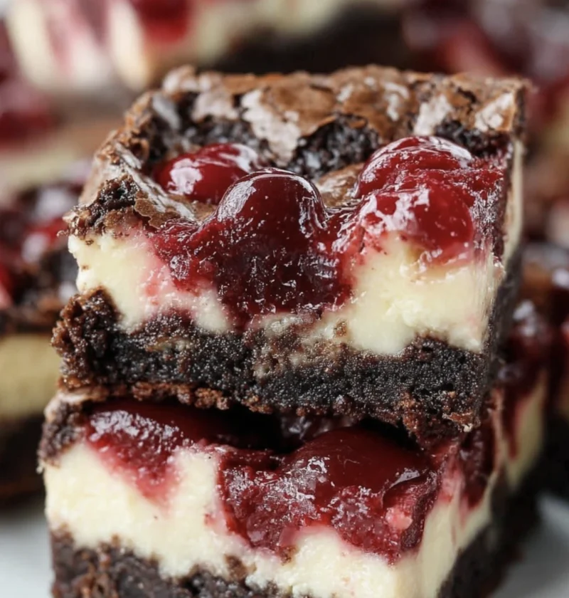 Cherry Cheesecake Brownies