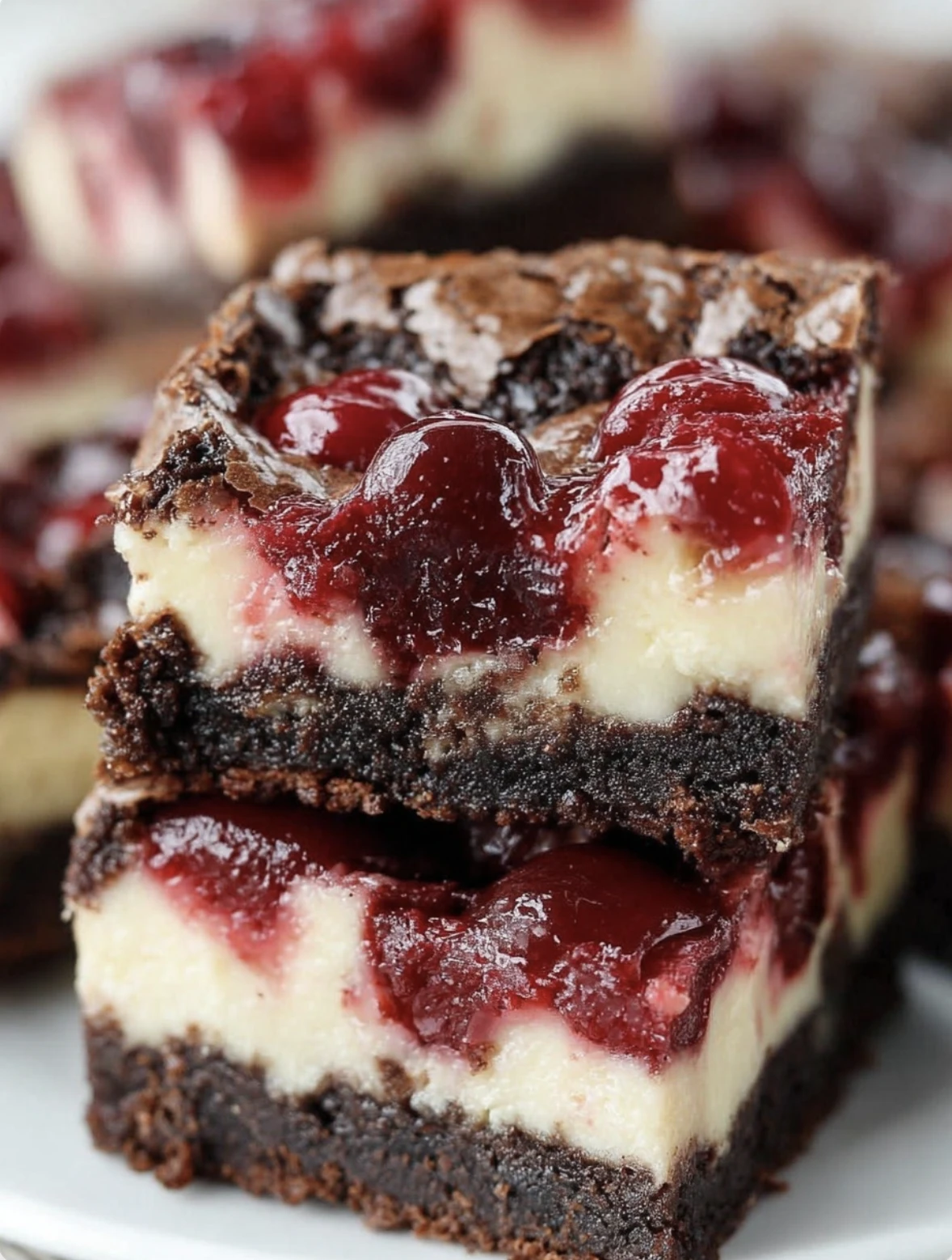 Cherry Cheesecake Brownies