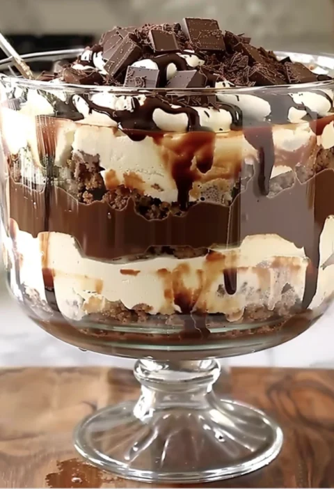 Chocolate Baileys Cheesecake Trifle