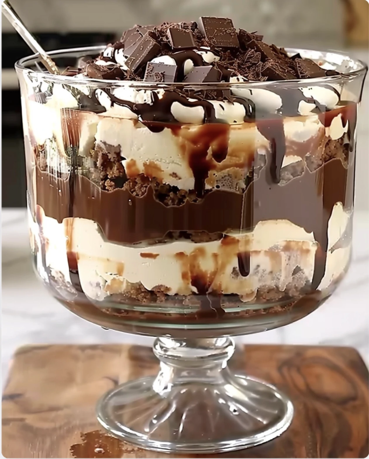 Chocolate Baileys Cheesecake Trifle
