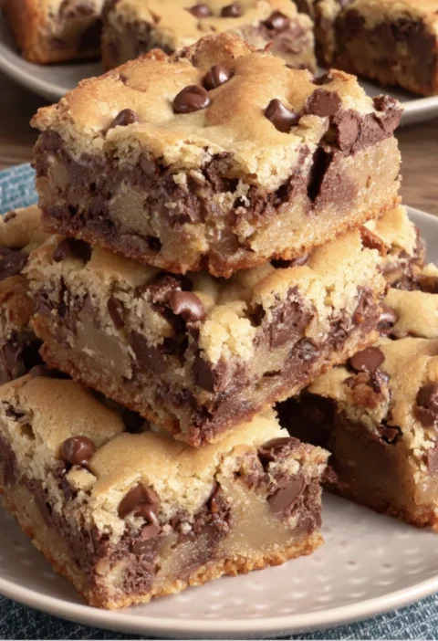 Lazy Chocolate Chip Cookie Bars