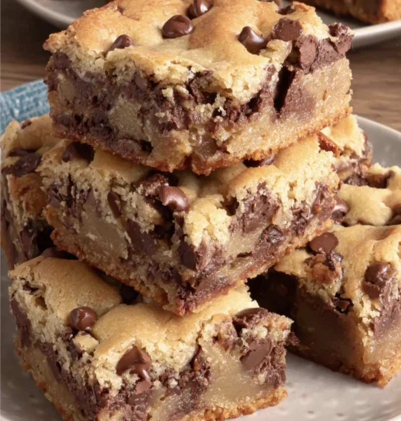 Lazy Chocolate Chip Cookie Bars