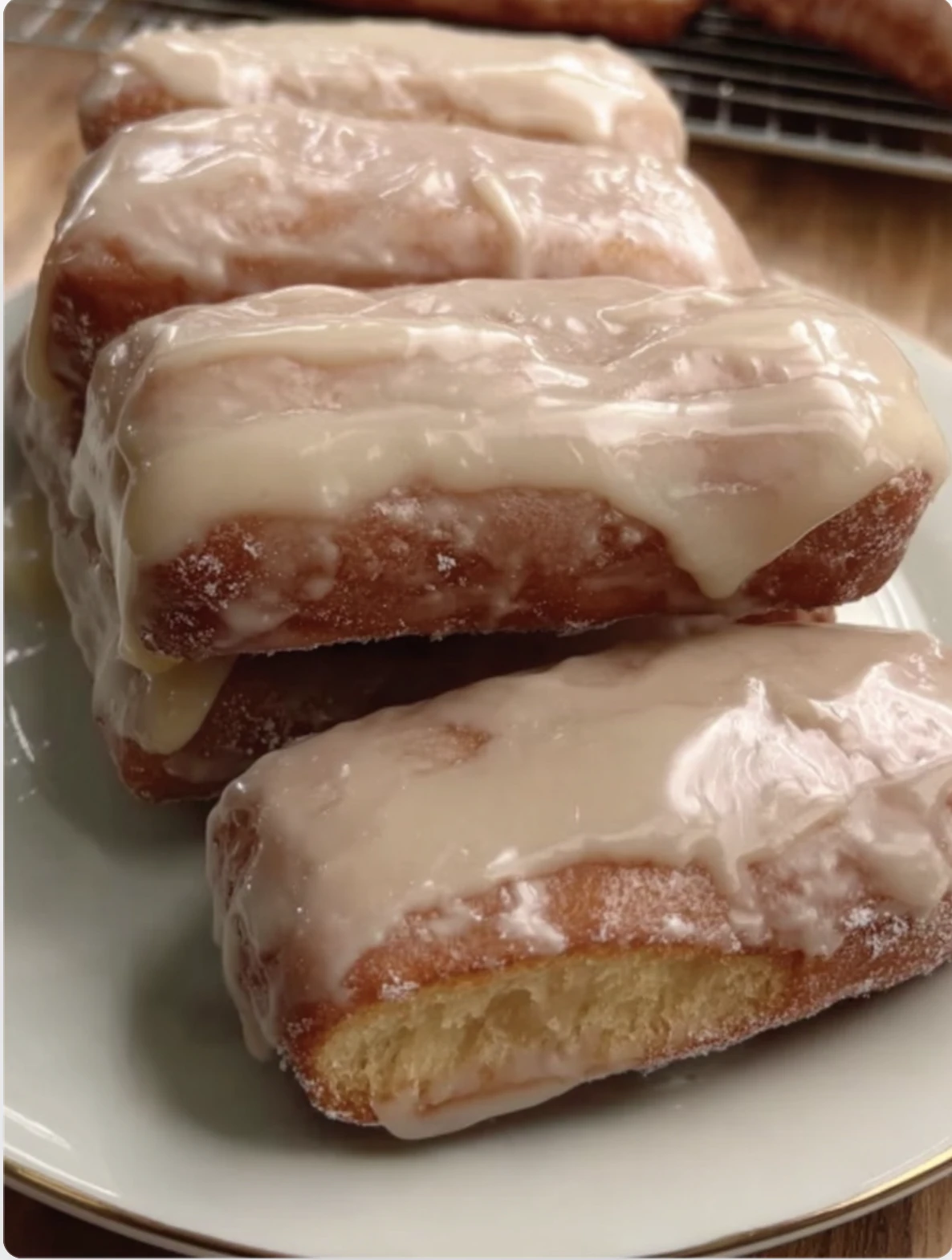 Maple Donut Bars