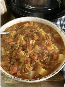 Meaty Cabbage Soup