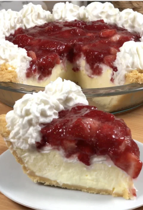 Strawberry Lemon Icebox Pie