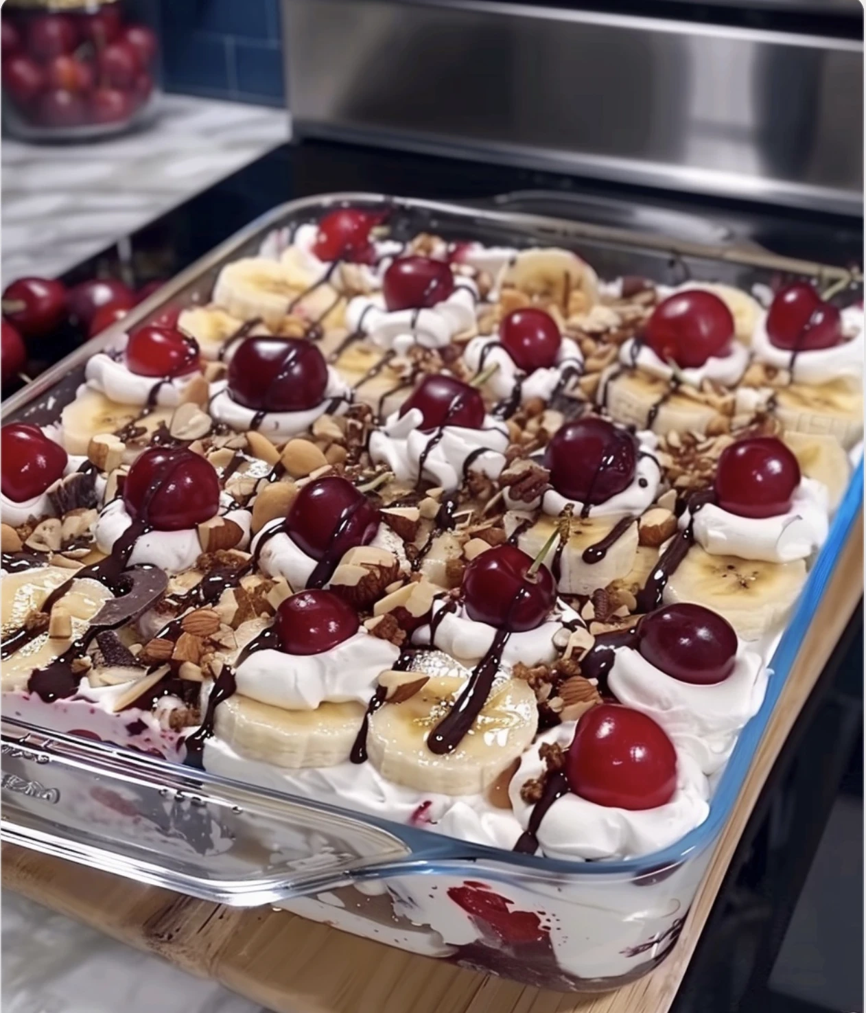Banana Split Dump Cake