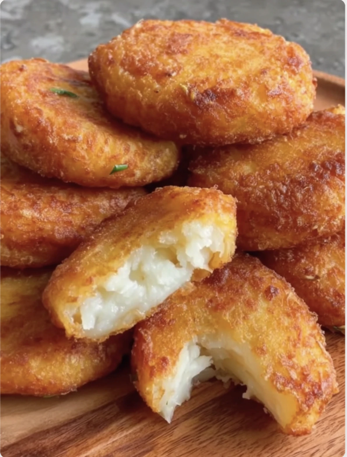 Battered Potato Slices
