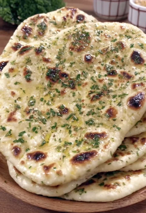Buttery Garlic Naan
