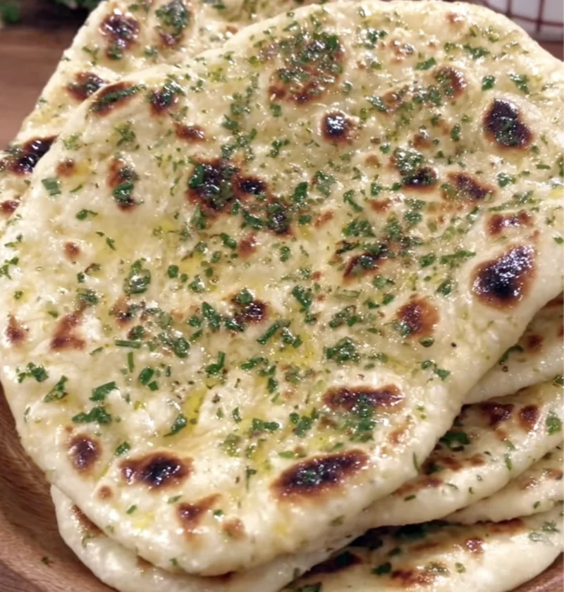 Buttery Garlic Naan