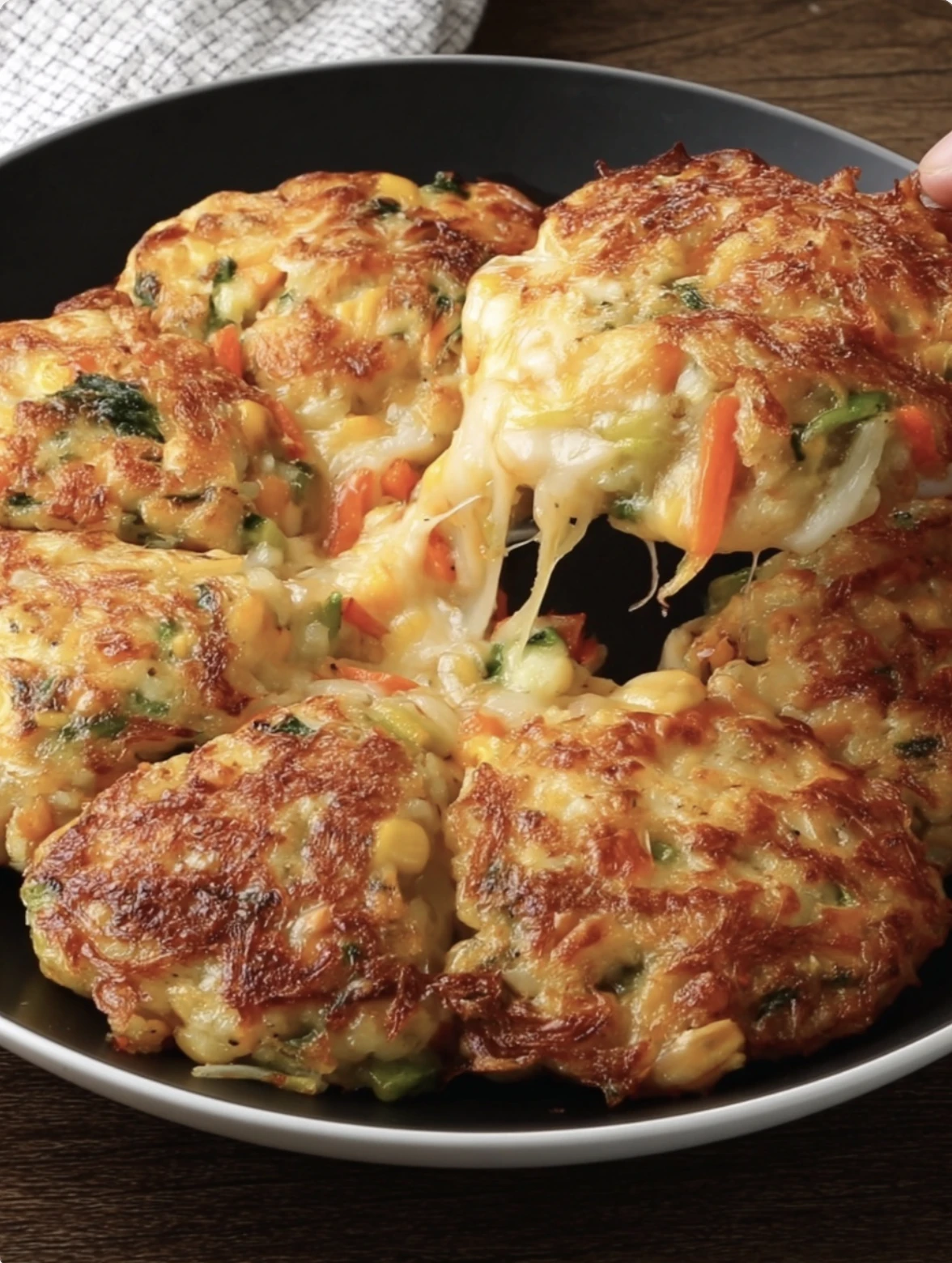 Cheesy Baked Chicken Fillet with Rice Flour and Veggies