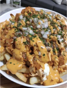 Cheesy Peri Peri Chicken Loaded Fries
