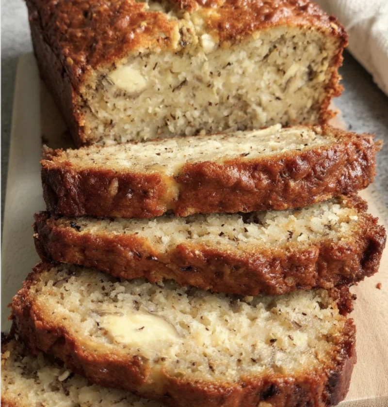 Cottage Cheese Banana Bread