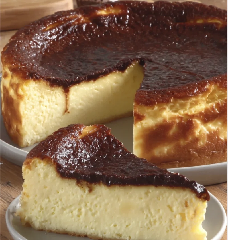 Creamy Basque Burnt Cheesecake