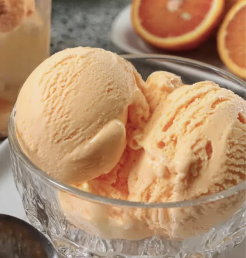 Creamy Orange Ice Cream