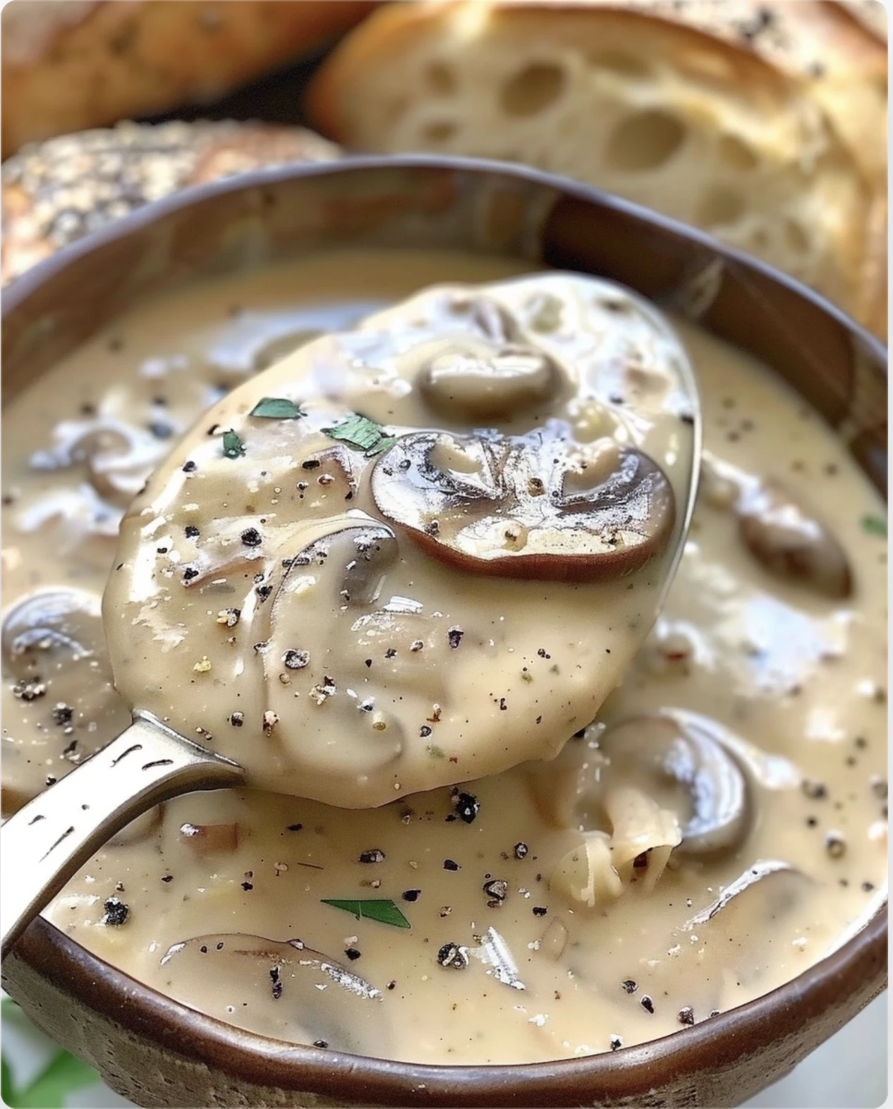 Easy Creamy Mushroom Soup