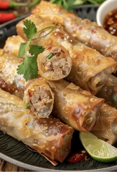 Crispy Rice Paper Rolls