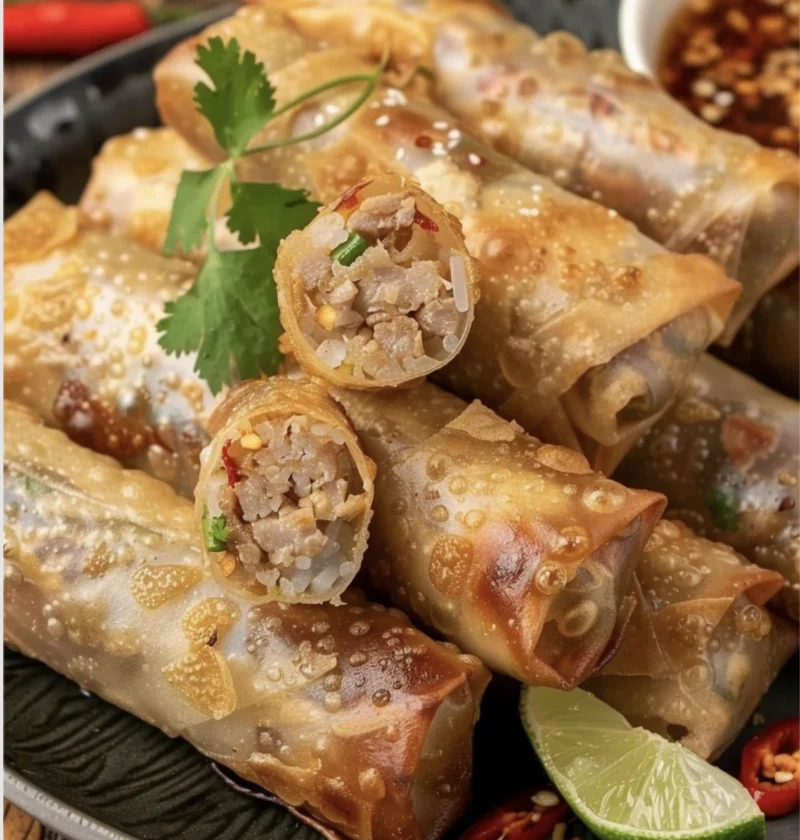 Crispy Rice Paper Rolls