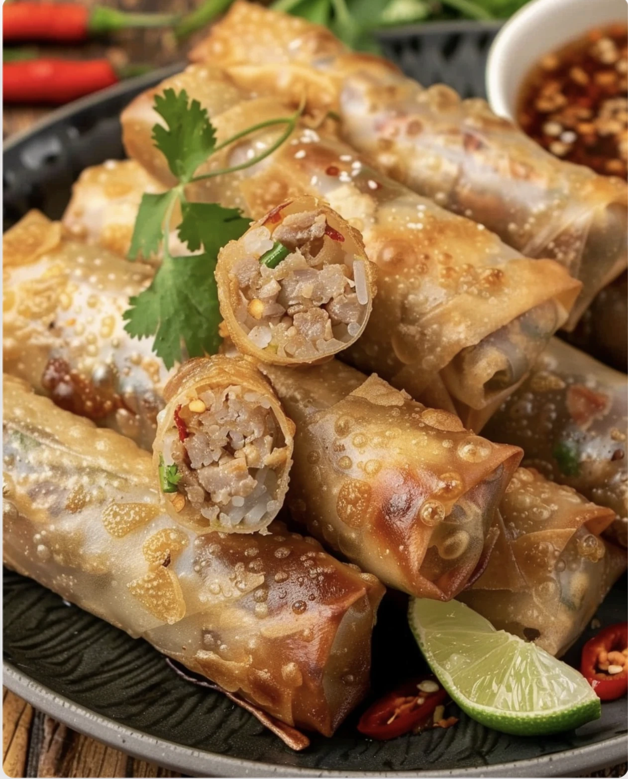 Easy Crispy Rice Paper Rolls