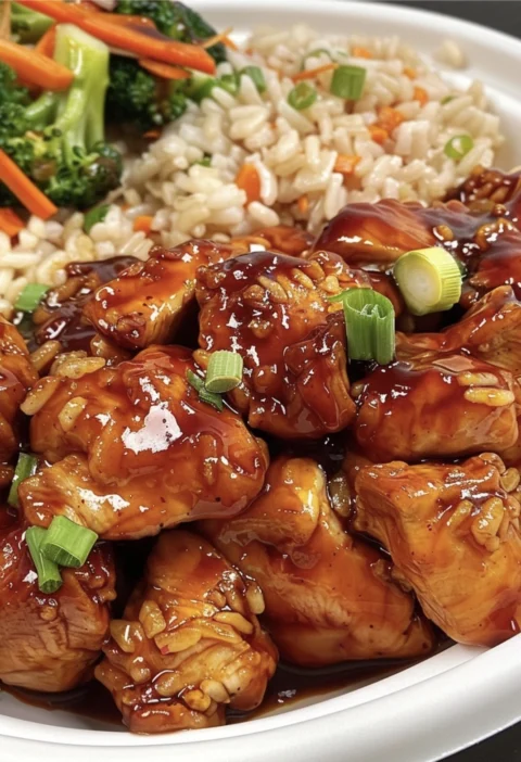 Honey Bbq Chicken Rice