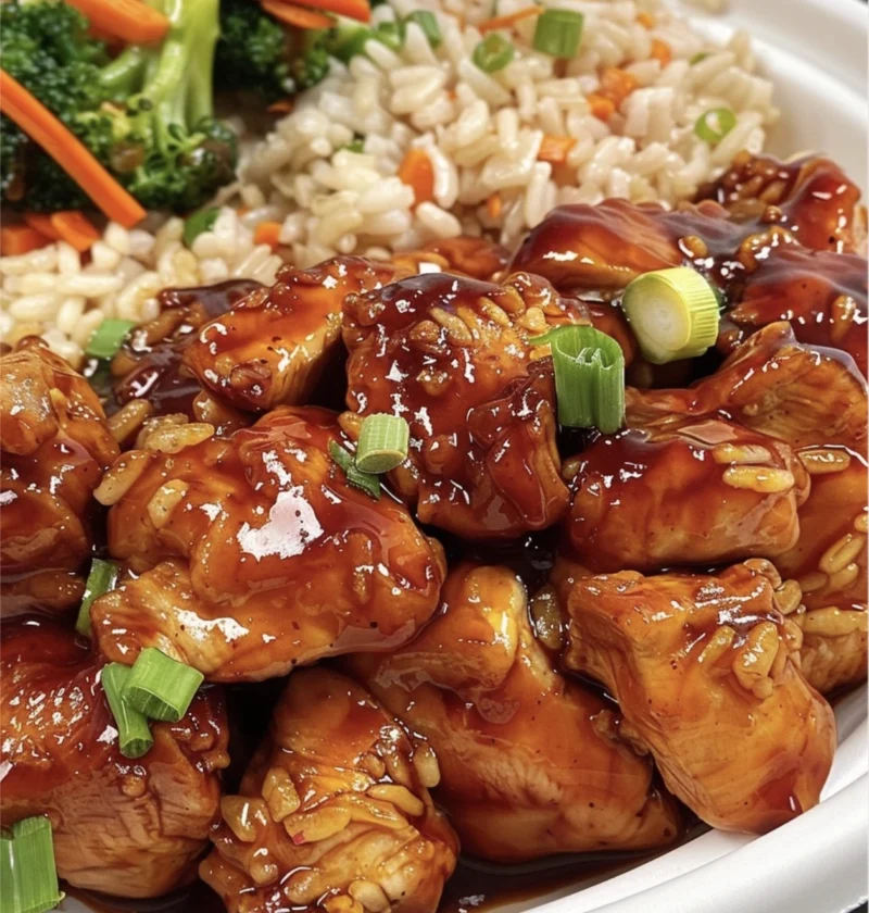 Honey Bbq Chicken Rice