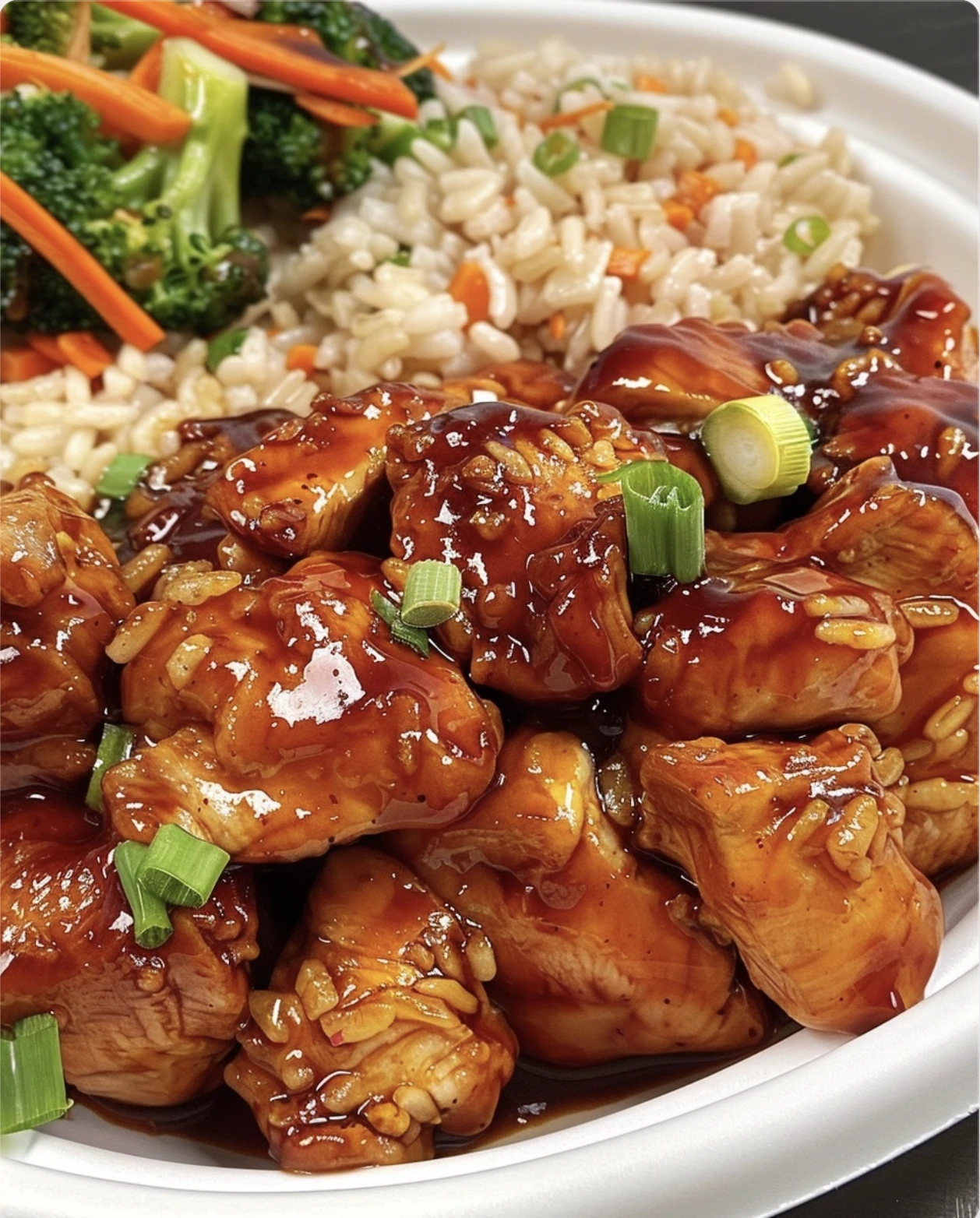 Easy Honey BBQ Chicken and Rice