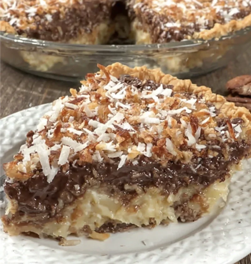 Nobake German Chocolate Pie