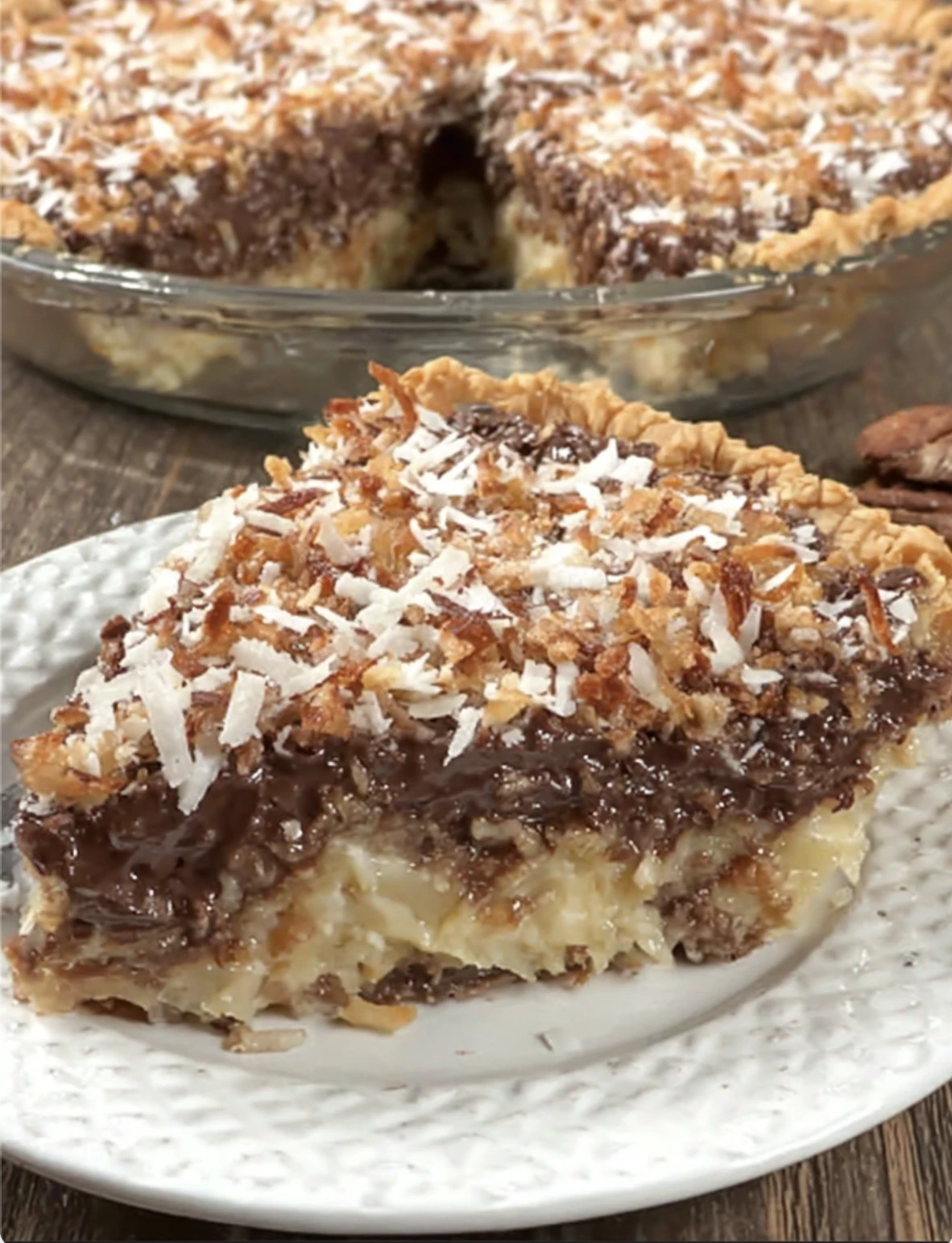 Easy No-Bake German Chocolate Pie