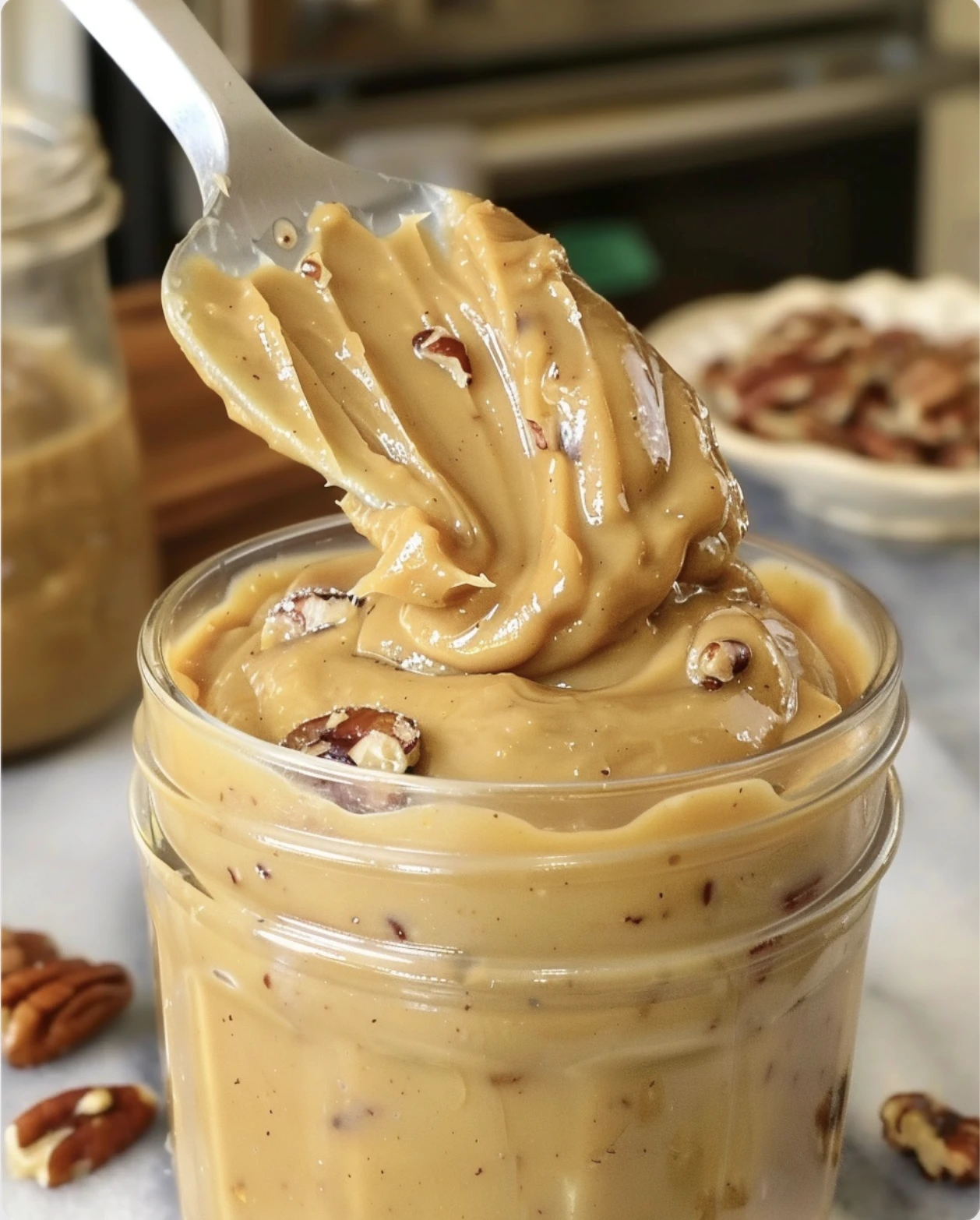 Easy Pecan Praline Honey Butter