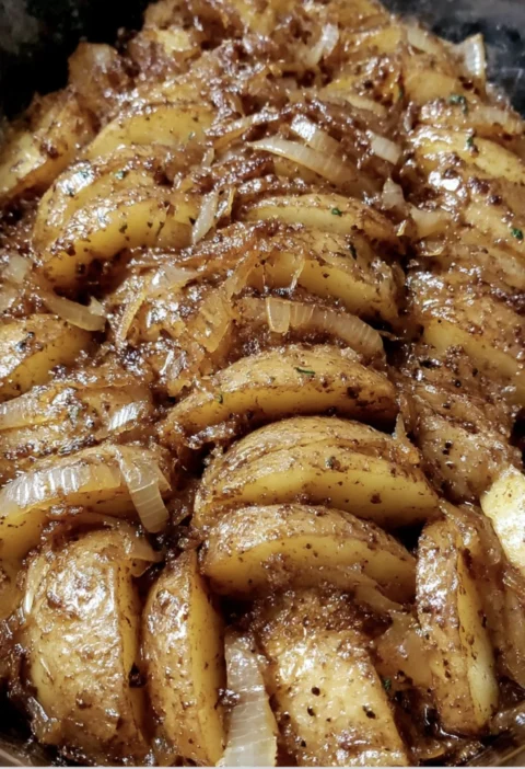 Slow Cooker Lipton Onion Potatoes