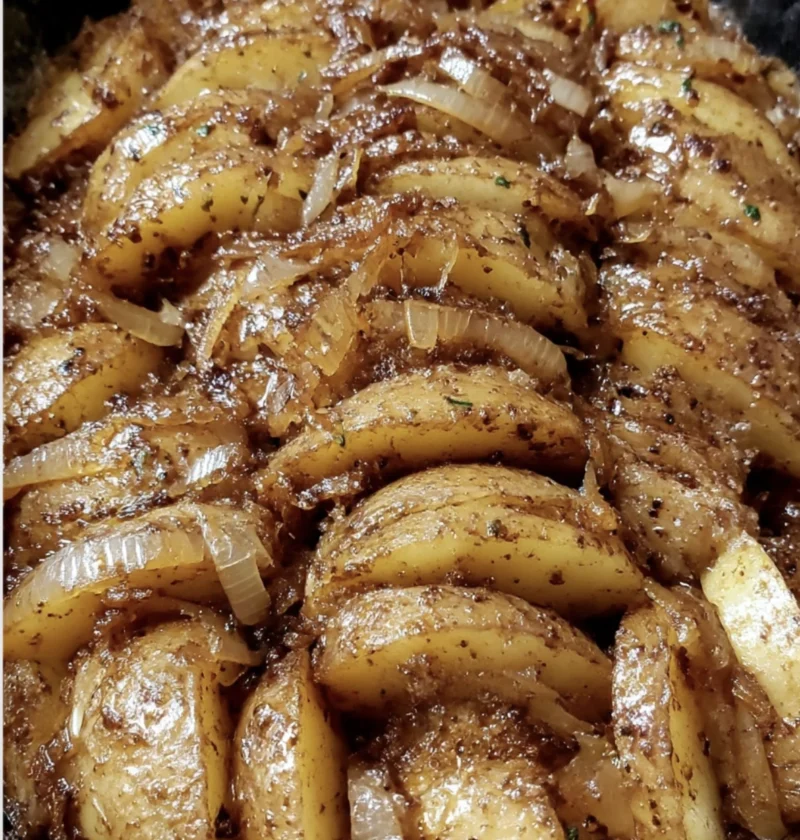 Slow Cooker Lipton Onion Potatoes